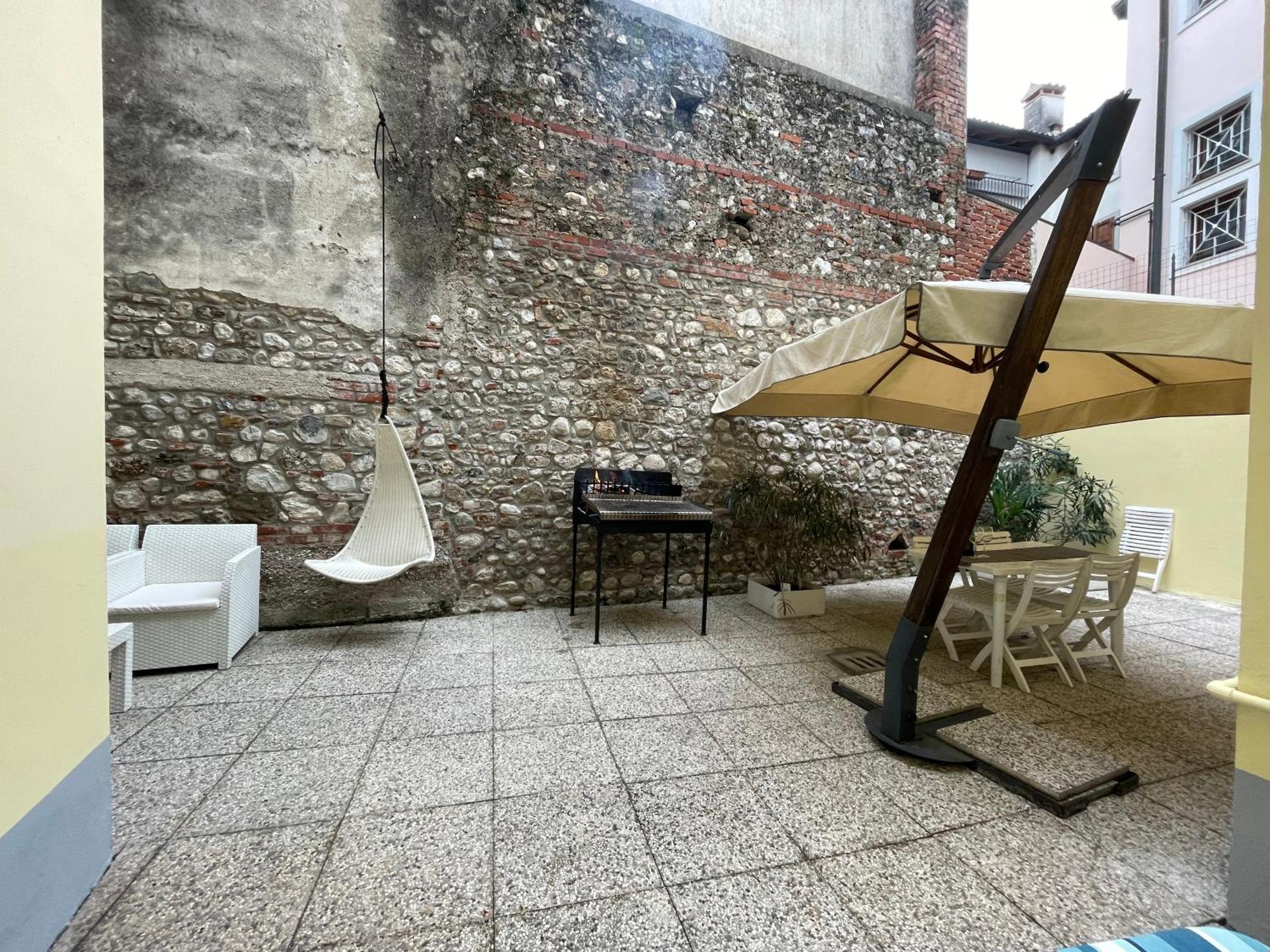 Oasi Verde Con Area Barbecue Udine Exterior foto